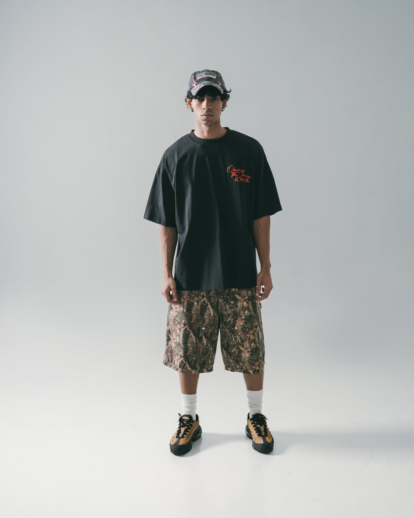 
                  
                    Double Knee Camo Shorts Woodland【M25-02WL】
                  
                