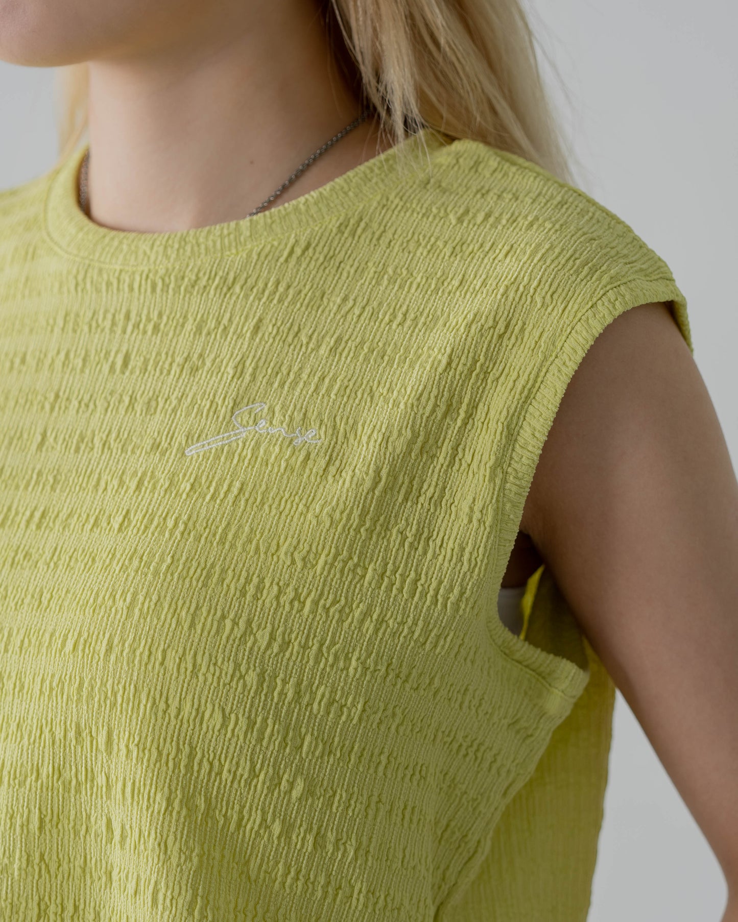 
                  
                    Seersucker Vest Lime Green【L23-23GN】
                  
                