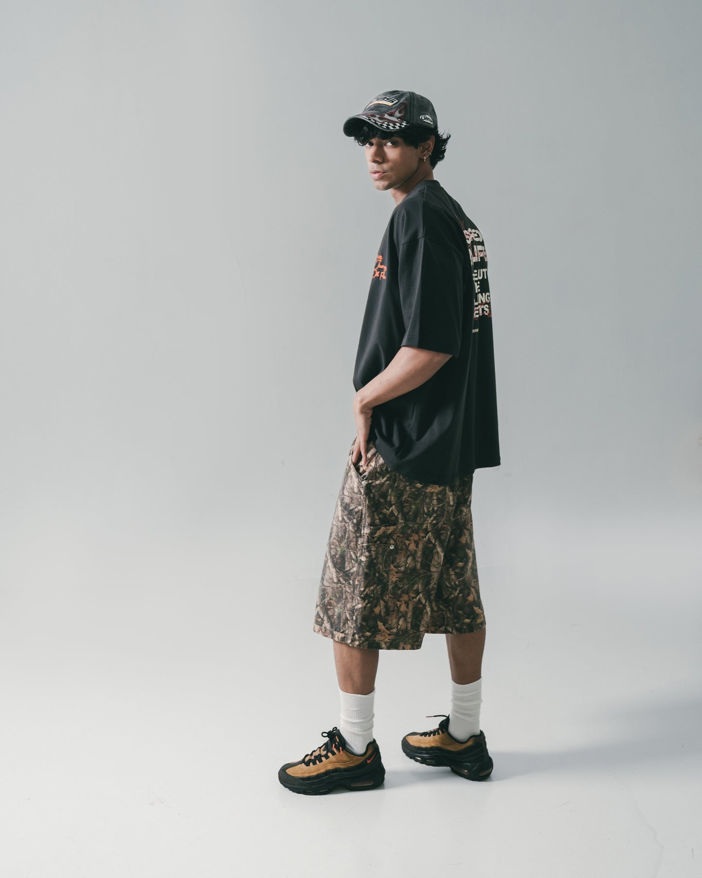 
                  
                    Double Knee Camo Shorts Woodland【M25-02WL】
                  
                