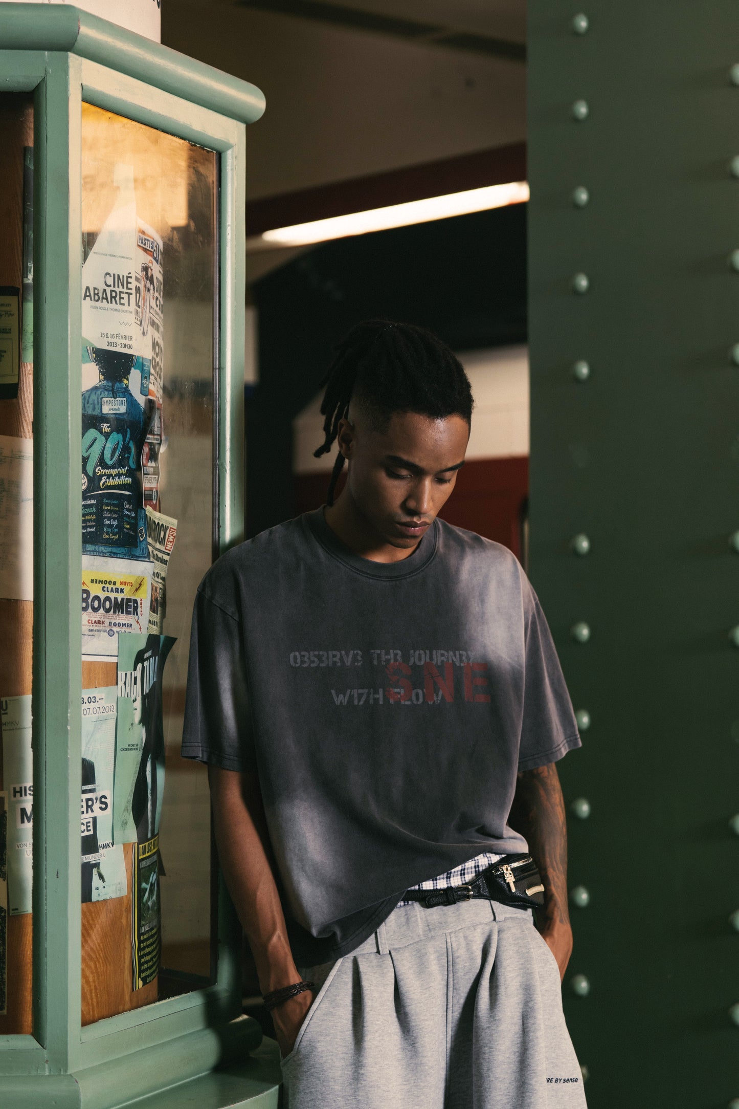 
                  
                    Washed Fade Slogan SS Coal Black【M26-T09CB】
                  
                