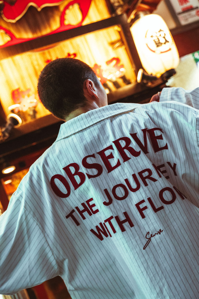 
                  
                    Stripe Patch Worker Jacket White【M24-40WH】
                  
                