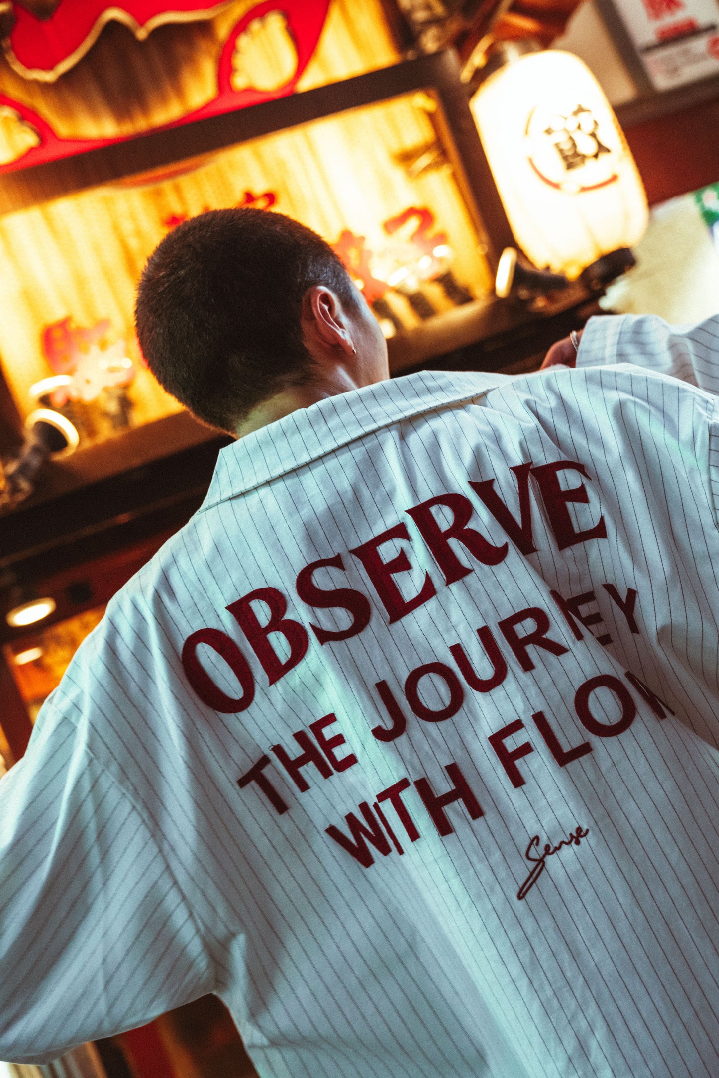 
                  
                    Stripe Patch Worker Jacket White【M24-40WH】
                  
                