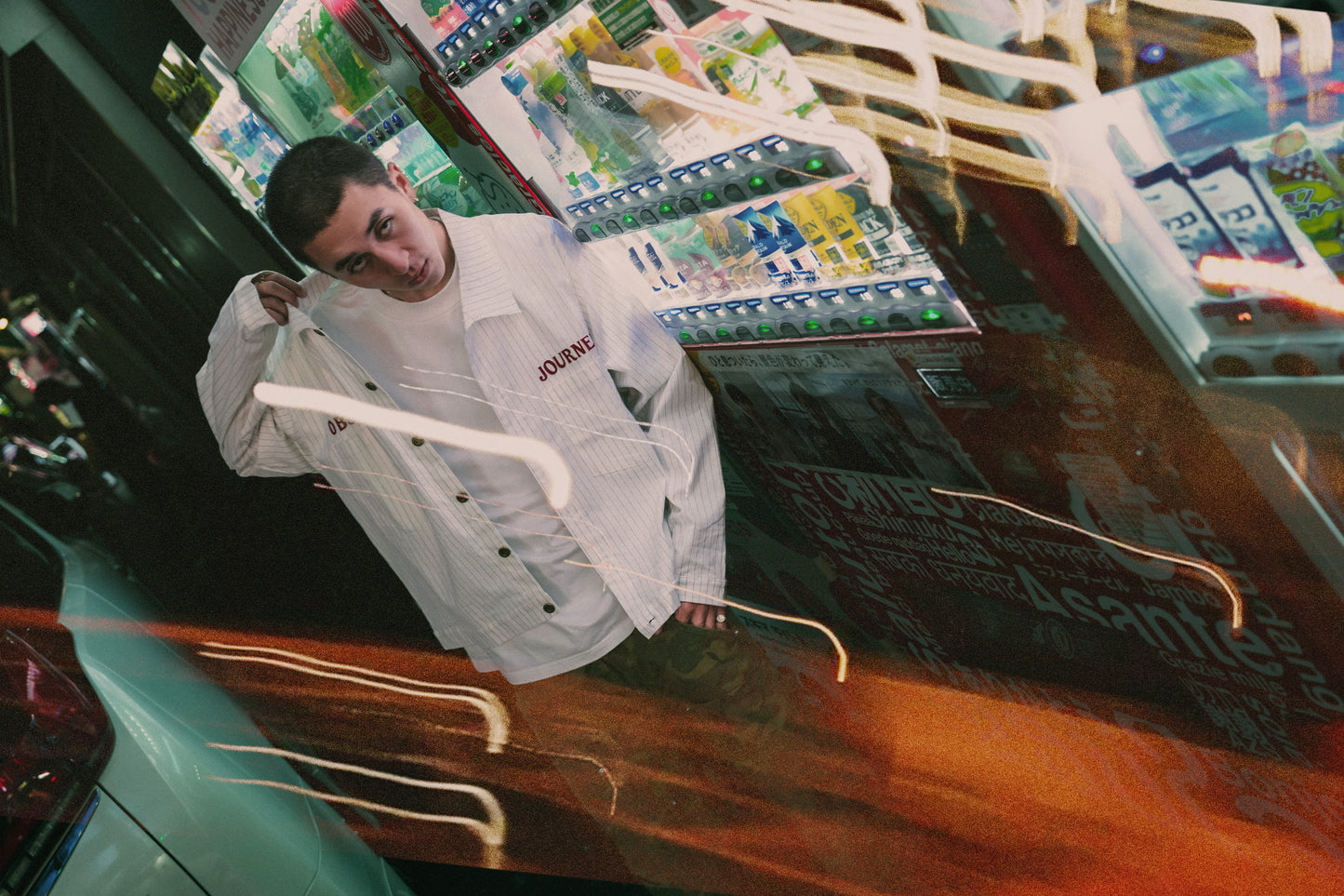 
                  
                    Stripe Patch Worker Jacket White【M24-40WH】
                  
                