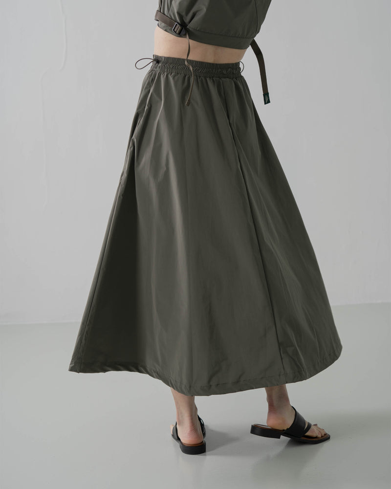 
                  
                    Sporty Nylon Full Skirts Olive【L23-12OL】
                  
                