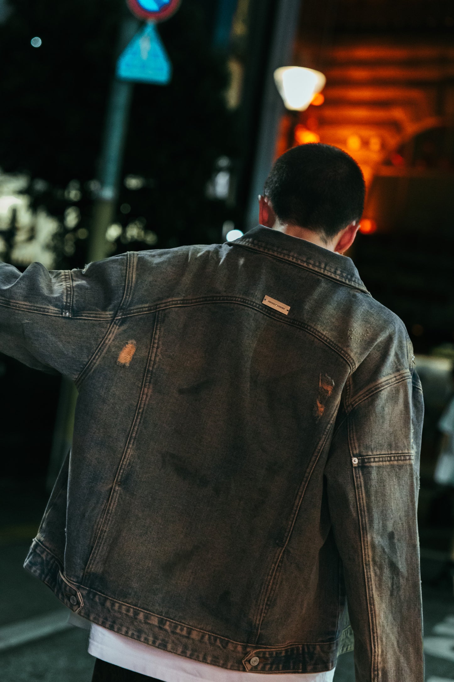 
                  
                    Cropped Fit Denim Jacket Mid Blue【L24-54MB】
                  
                