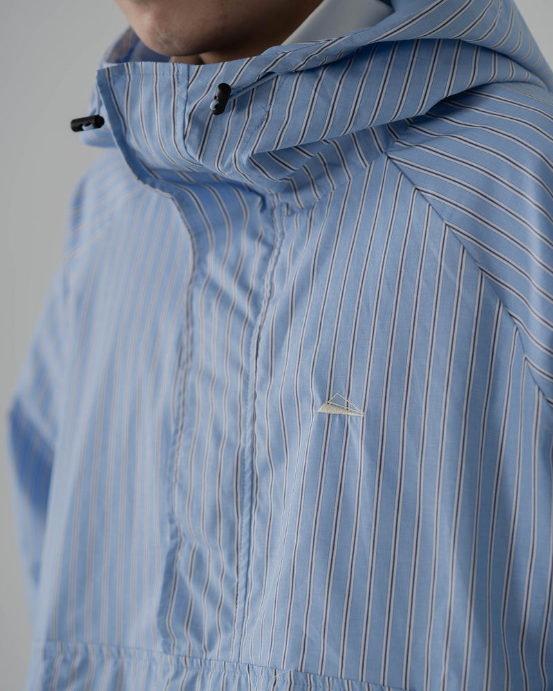 
                  
                    Stripe Zip up Pullover Acid Blue【M23-40AB】
                  
                