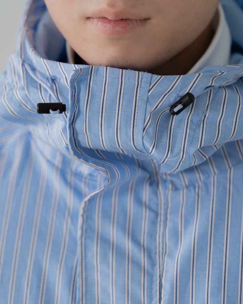 
                  
                    Stripe Zip up Pullover Acid Blue【M23-40AB】
                  
                