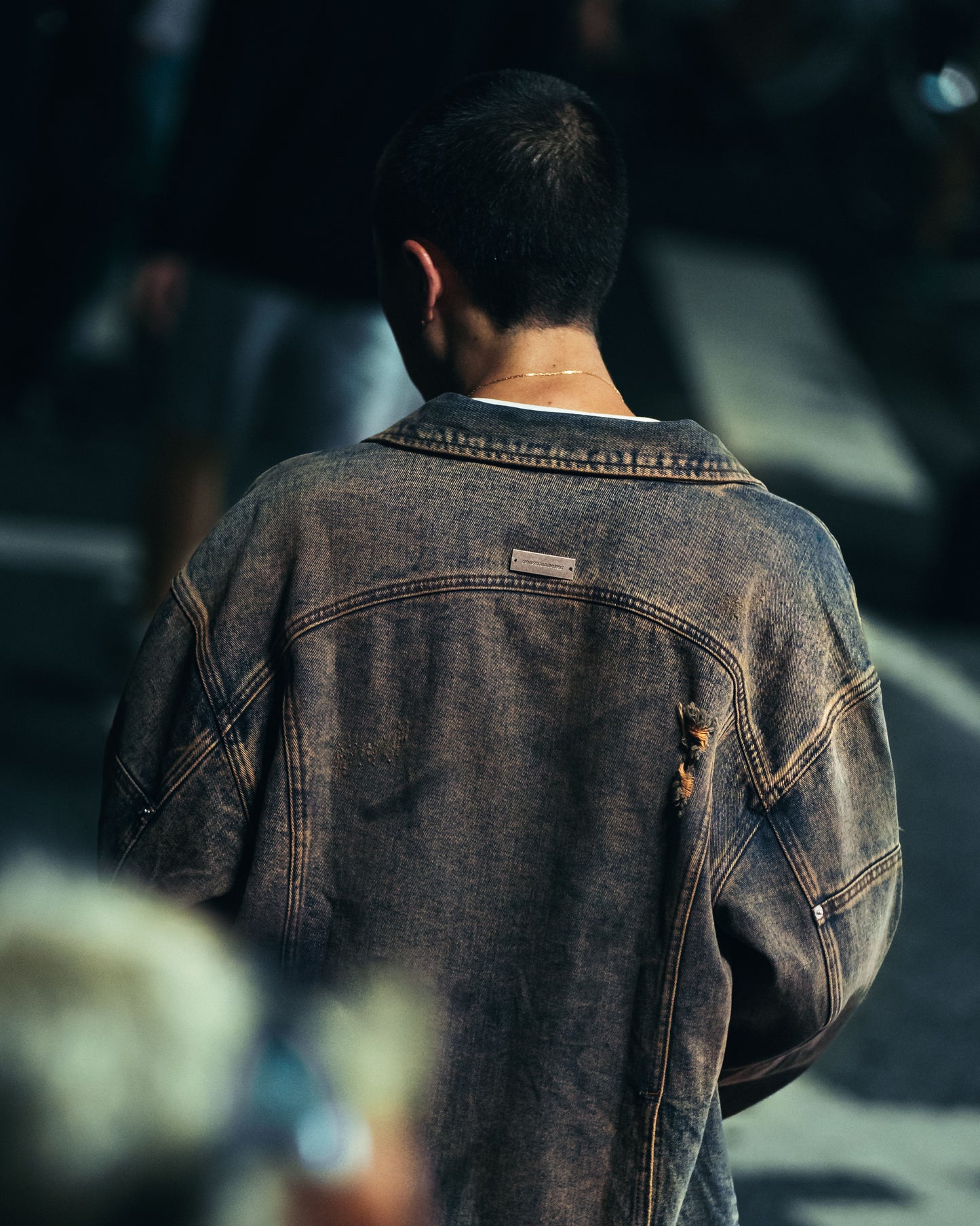 
                  
                    Cropped Fit Denim Jacket Mid Blue【L24-54MB】
                  
                