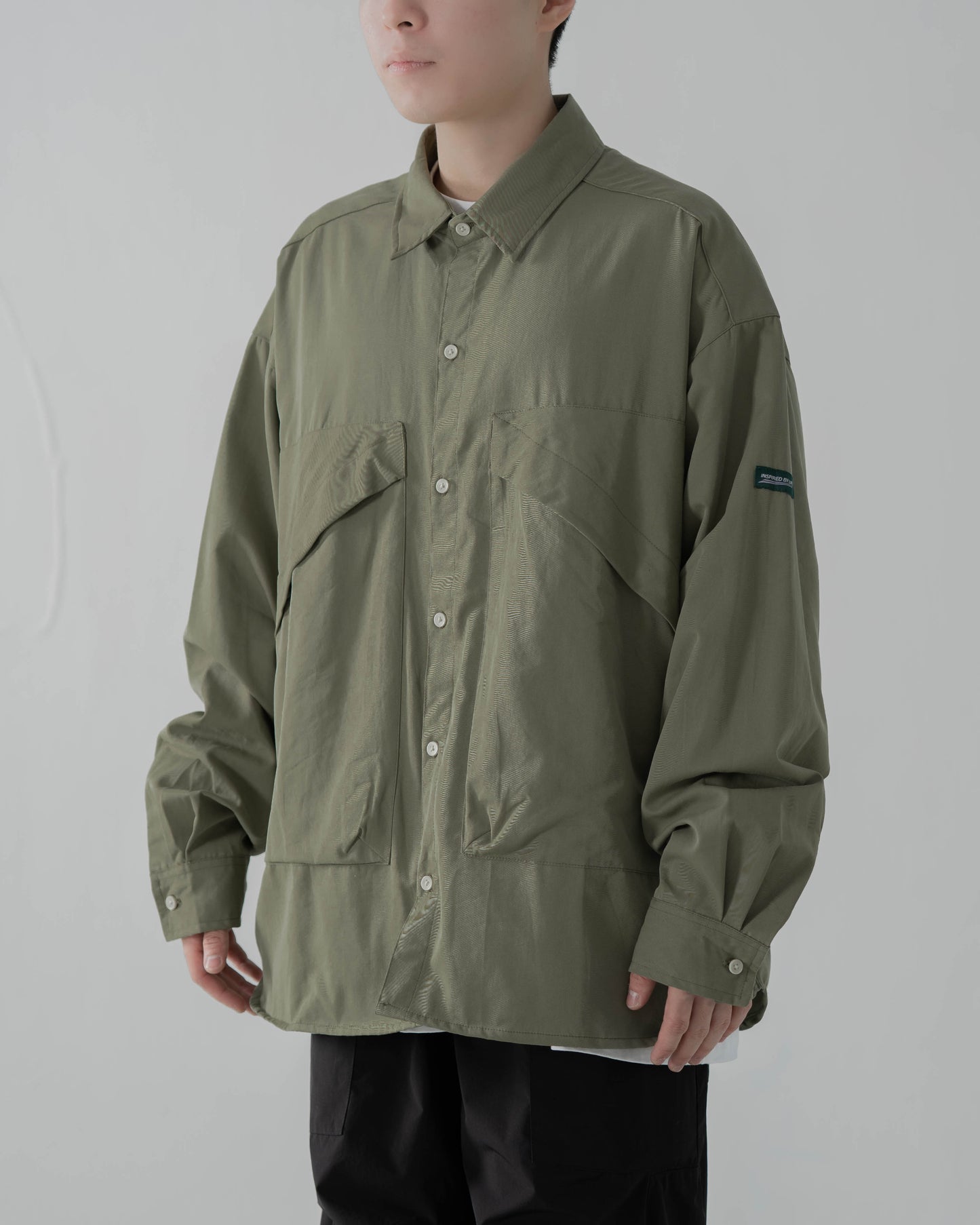 
                  
                    Tech Pocket LS Shirt Olive【M23-51OL】
                  
                