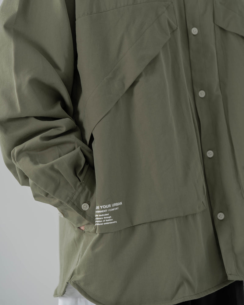 
                  
                    Tech Pocket LS Shirt Olive【M23-51OL】
                  
                