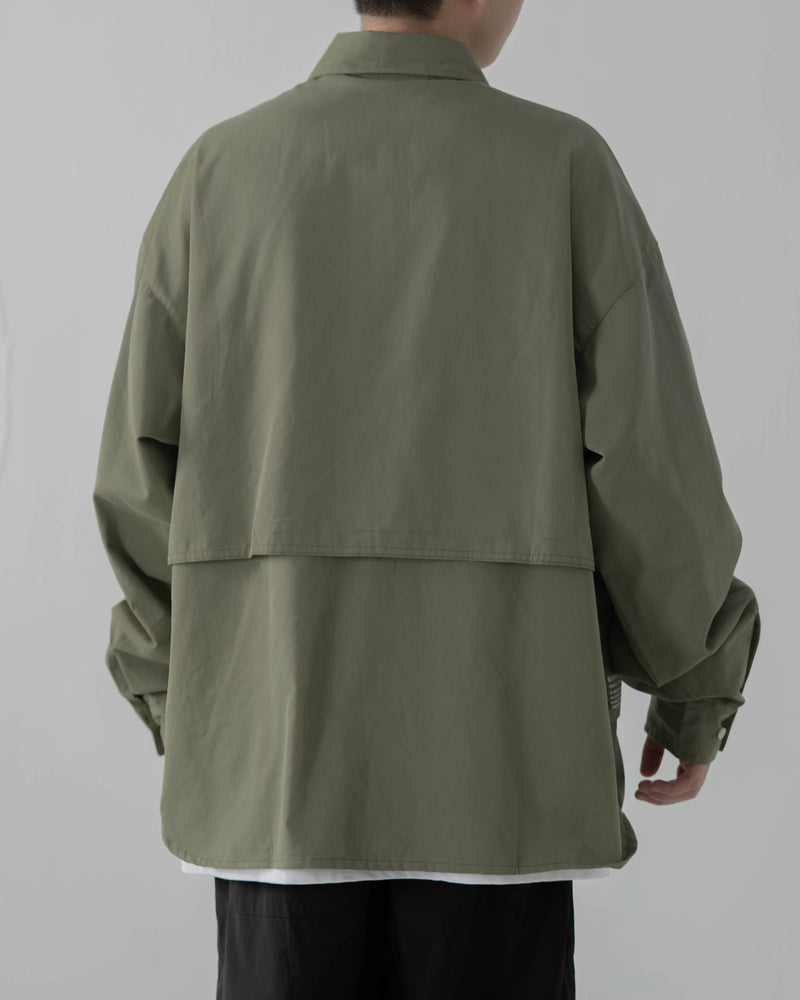 
                  
                    Tech Pocket LS Shirt Olive【M23-51OL】
                  
                