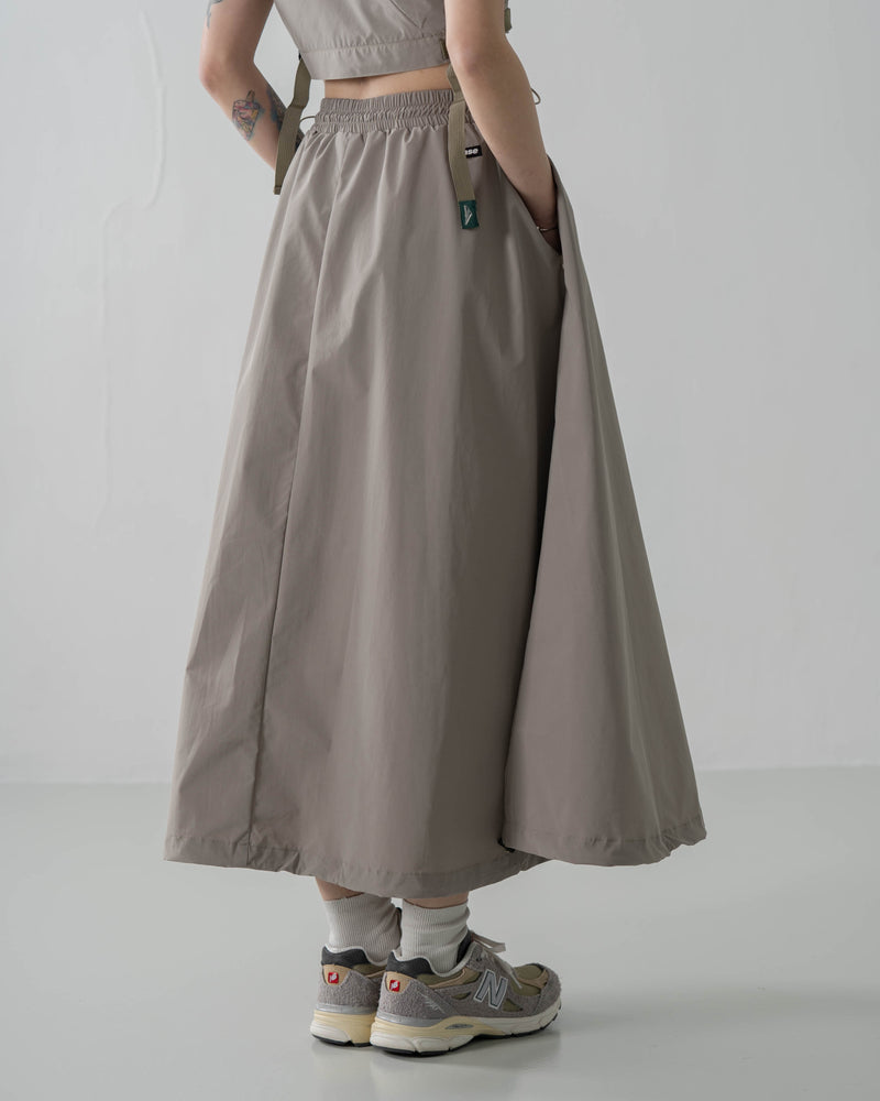 
                  
                    Sporty Nylon Full Skirts Khaki【L23-12KA】
                  
                