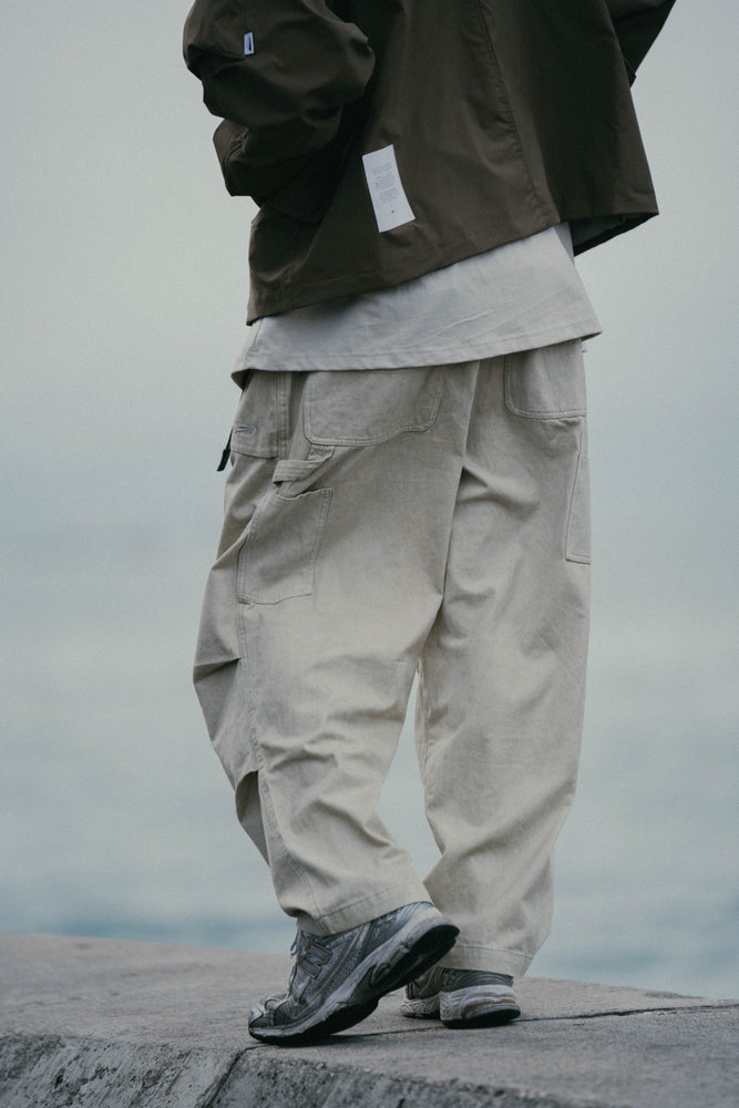 
                  
                    Dusty Washed Trousers Ivory【M23-54IY】
                  
                