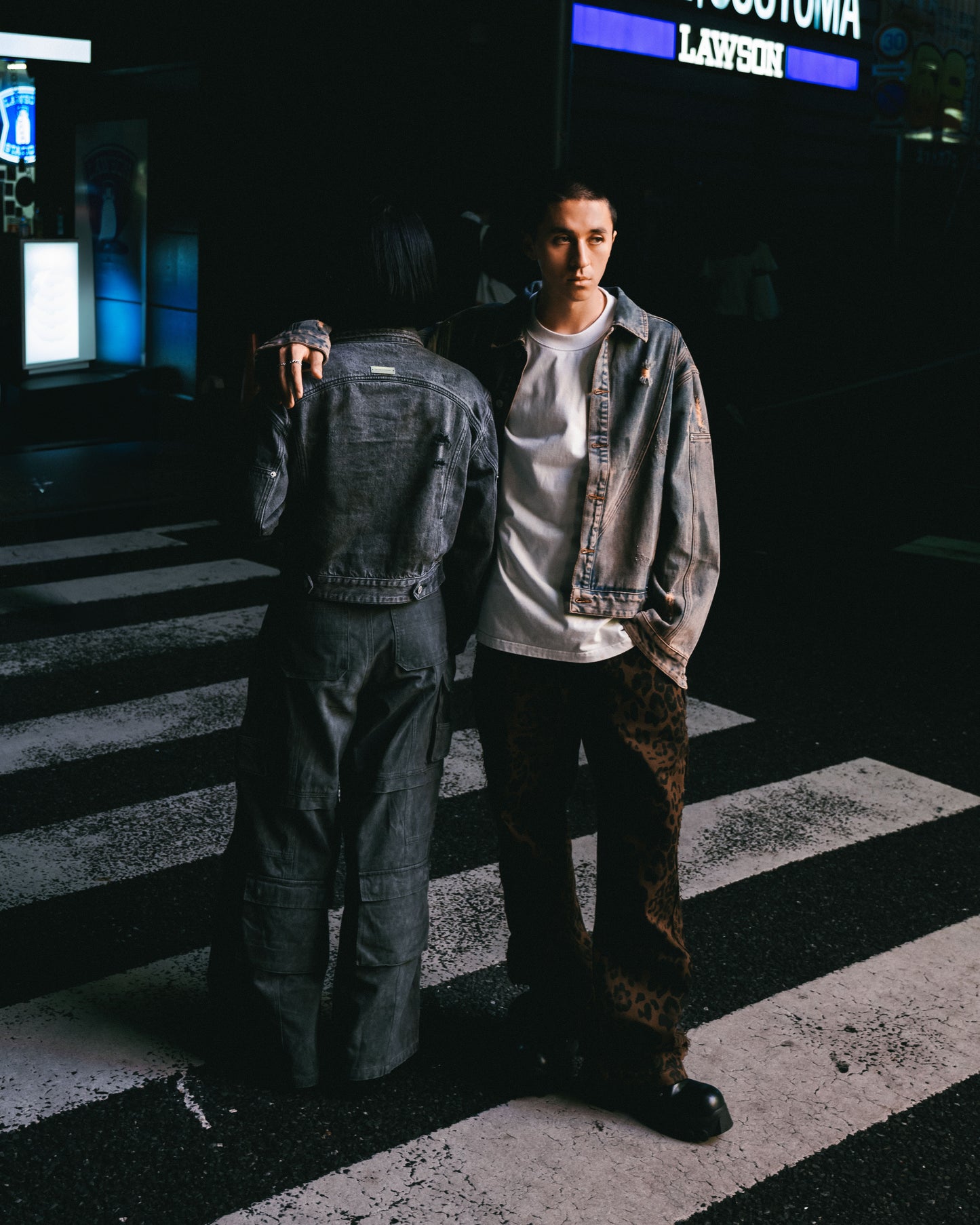 
                  
                    Cropped Fit Denim Jacket Mid Blue【L24-54MB】
                  
                