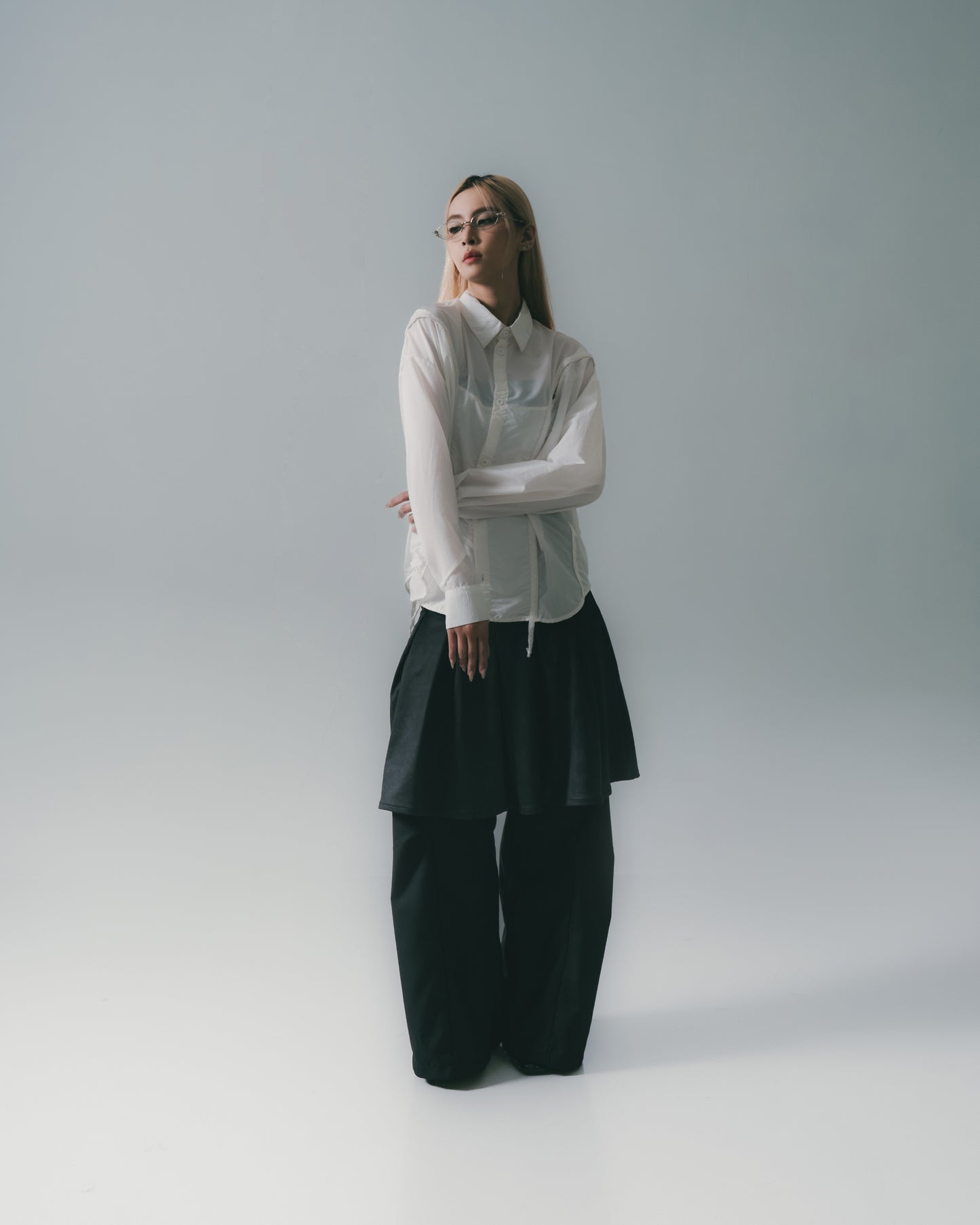 
                  
                    Washed Mini Skirt Charoal【L25-16CH】
                  
                