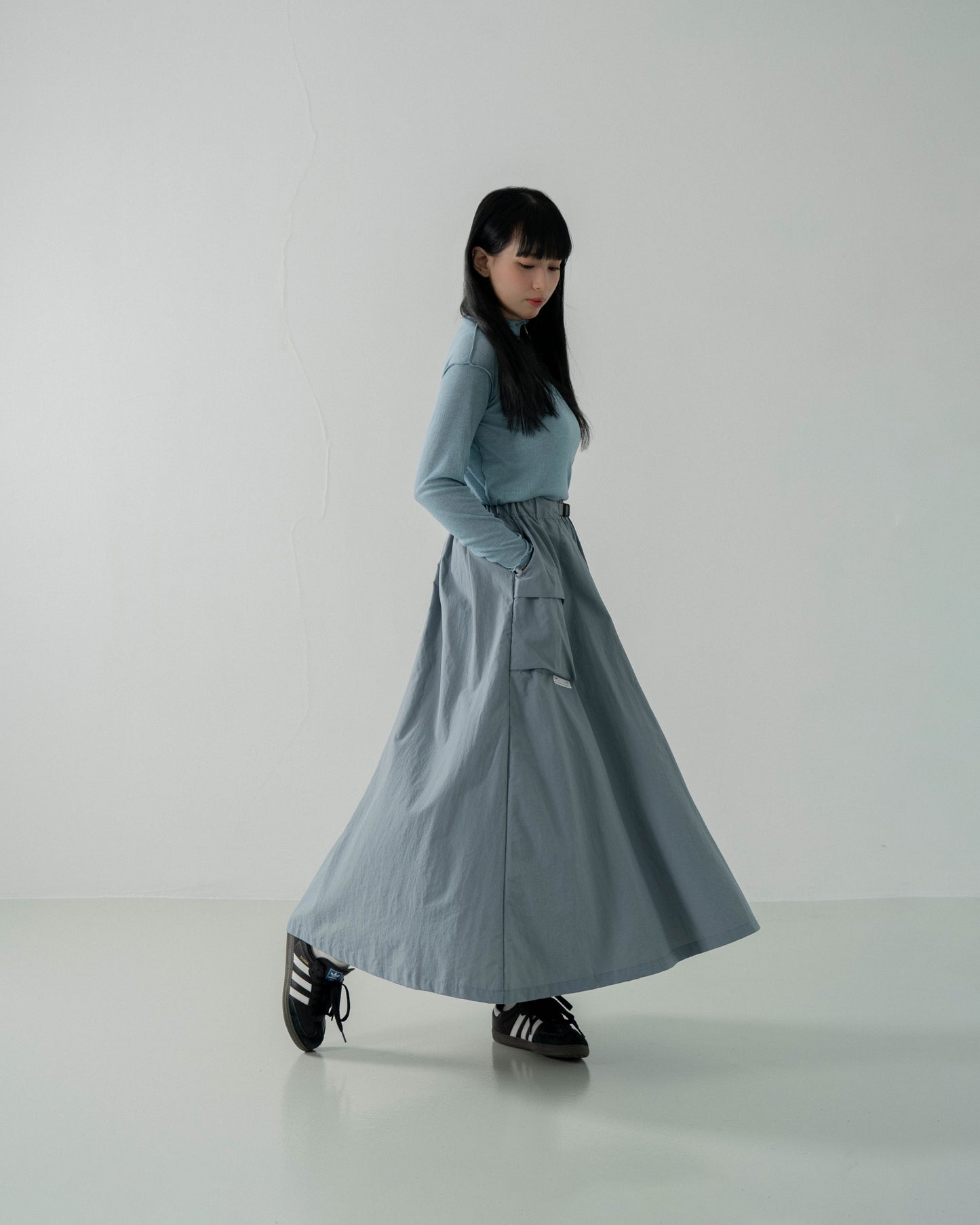 
                  
                    MS Multi Pocket Full Skirts Slate Blue【L23-35SB】
                  
                