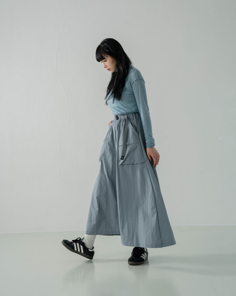 
                  
                    High Neck Light Cotton Top Milk Blue【L23-40MB】
                  
                