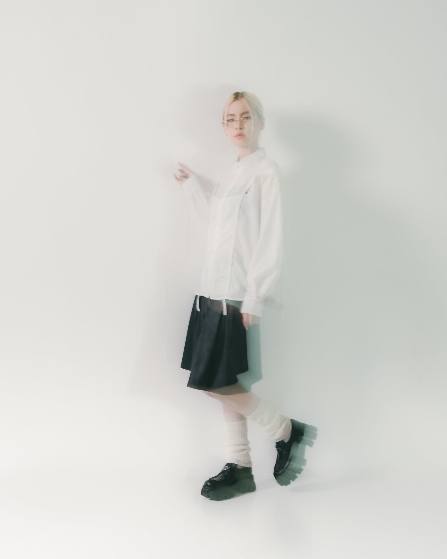 
                  
                    Washed Mini Skirt Charoal【L25-16CH】
                  
                