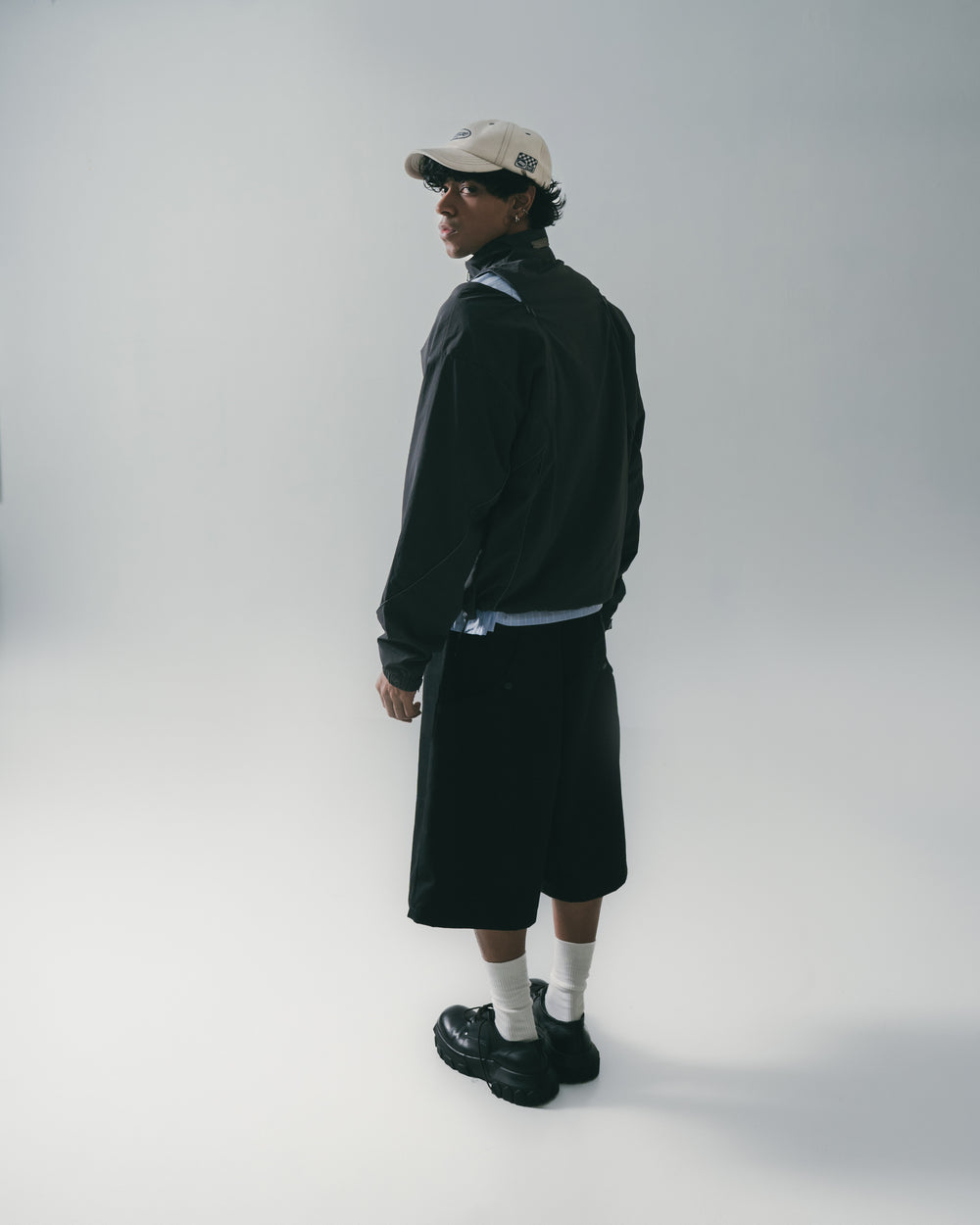 Half & Wide Cut Chino Black【M25-08BK】
