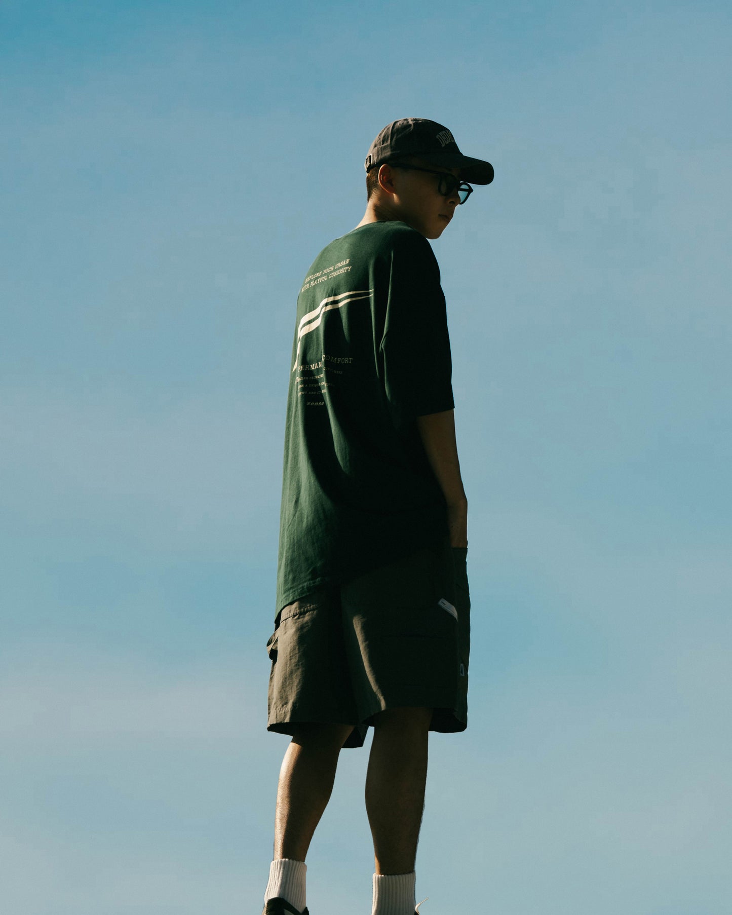 
                  
                    Wide Work Chino Shorts Agate Green 【M23-27AG】
                  
                