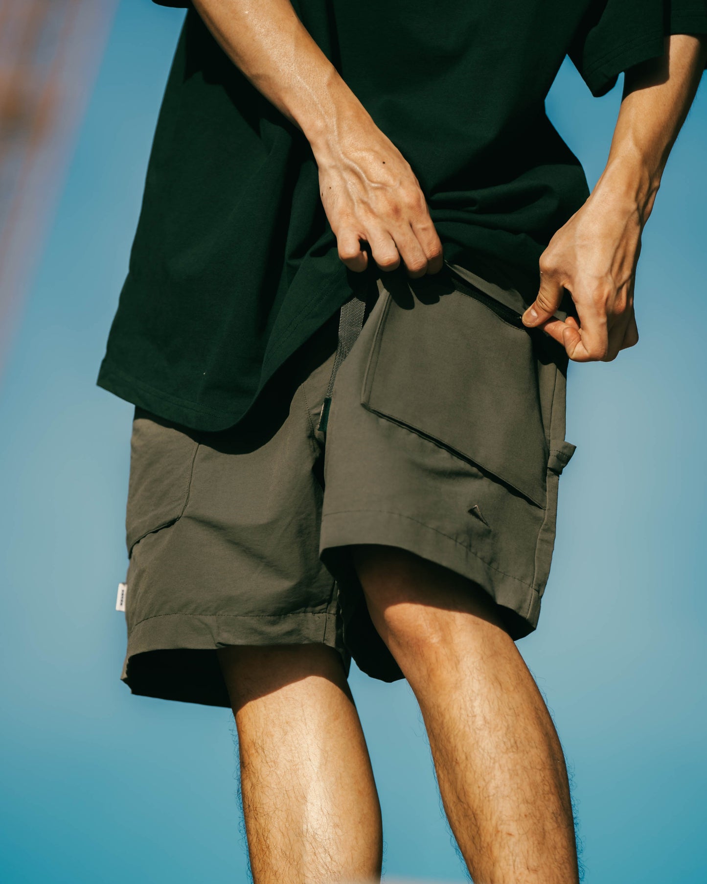
                  
                    Wide Work Chino Shorts Agate Green 【M23-27AG】
                  
                
