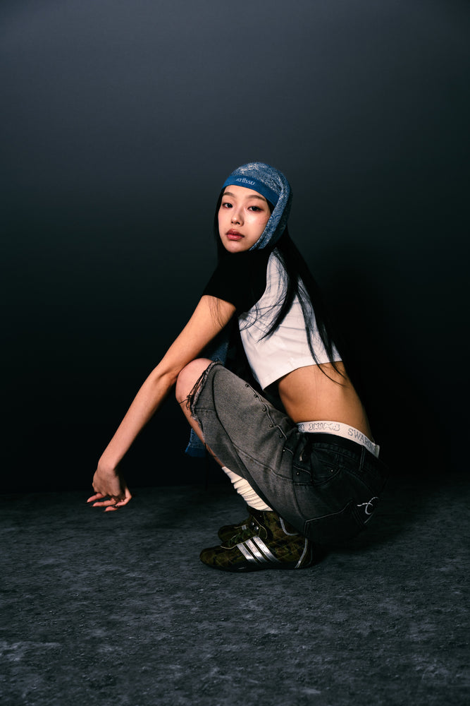 
                  
                    Twist Amphibole Jorts Charcoal【L25-20CH】
                  
                