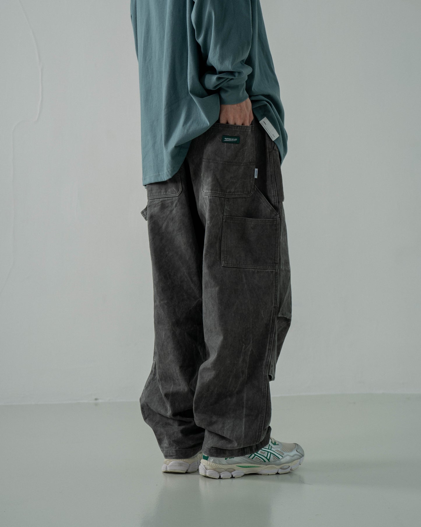 
                  
                    Dusty Washed Trousers Dust Grey【M23-54DG】
                  
                