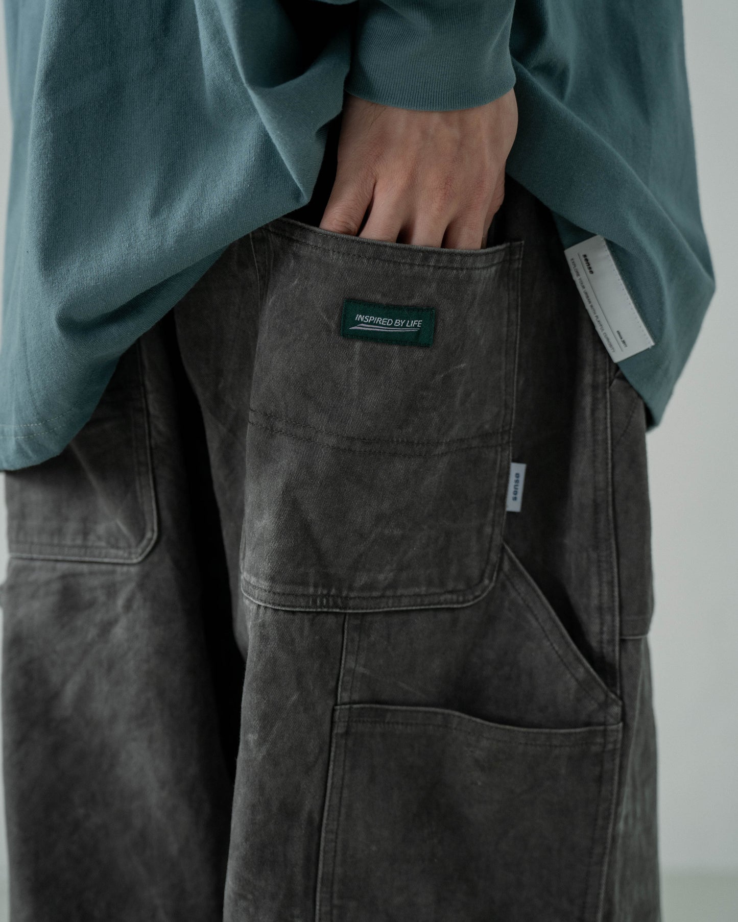 
                  
                    Dusty Washed Trousers Dust Grey【M23-54DG】
                  
                
