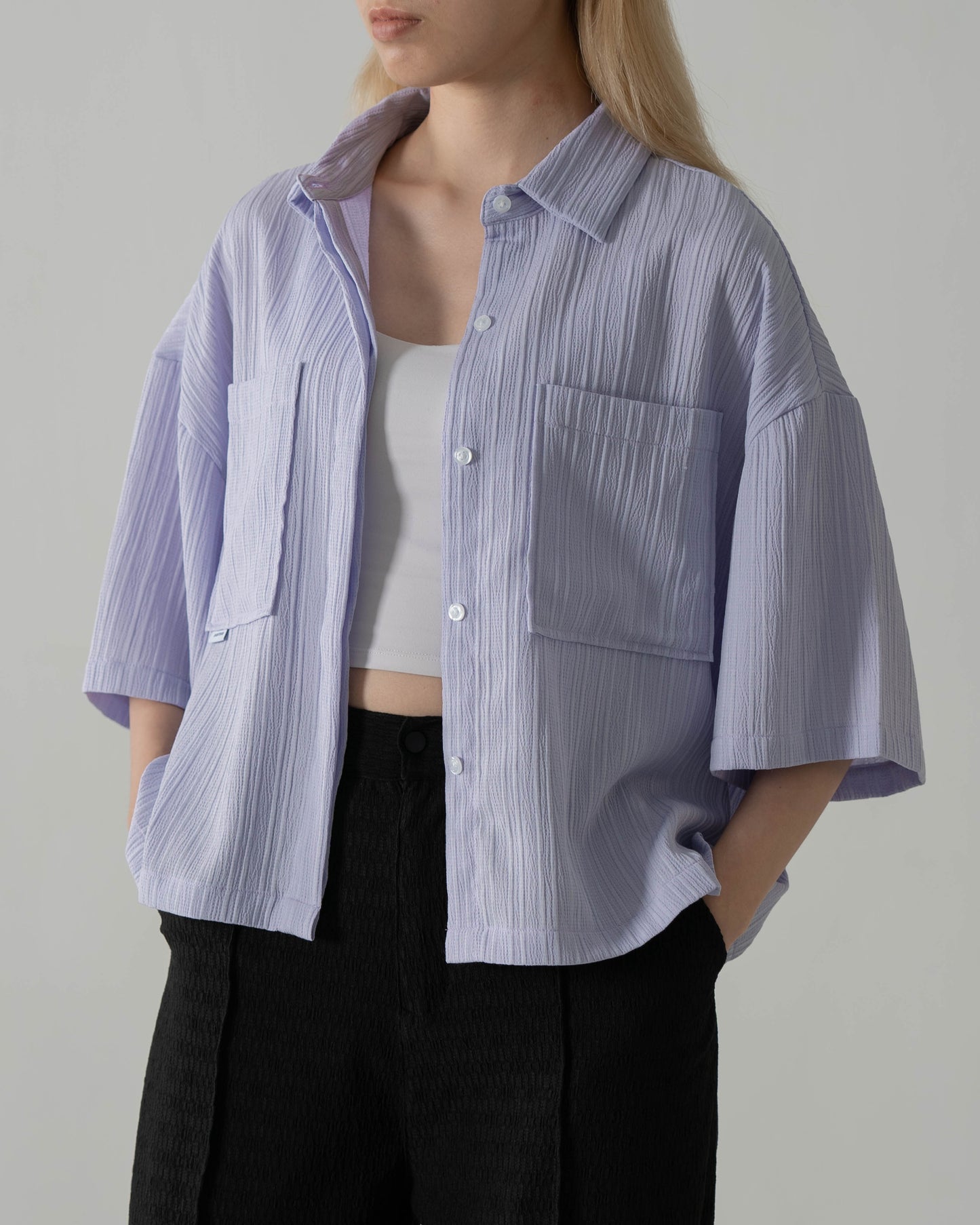 
                  
                    Jacquard SS Shirt Mauve Purple【L23-20MP】
                  
                