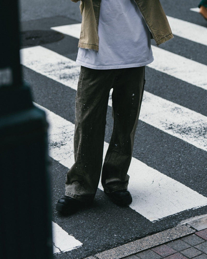 
                  
                    Faded Twisted Straight PT Drab Olive【M24-22DO】
                  
                