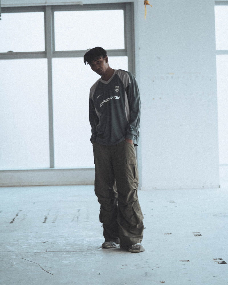 
                  
                    Track Pocket Cargo Pants Beige【M23-50BE】
                  
                