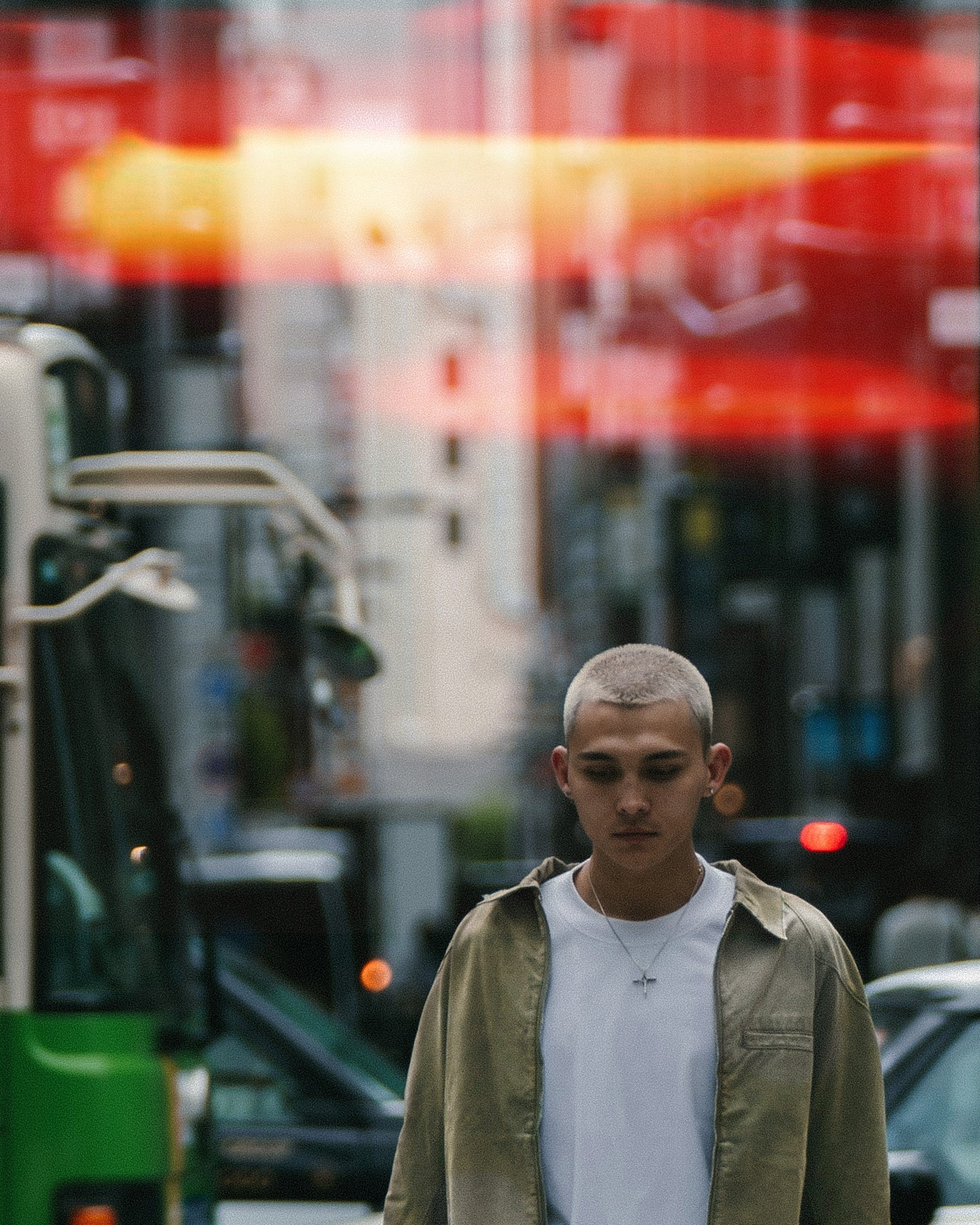 
                  
                    Faded Biker Jacket Khaki Light【M24-46KL】
                  
                