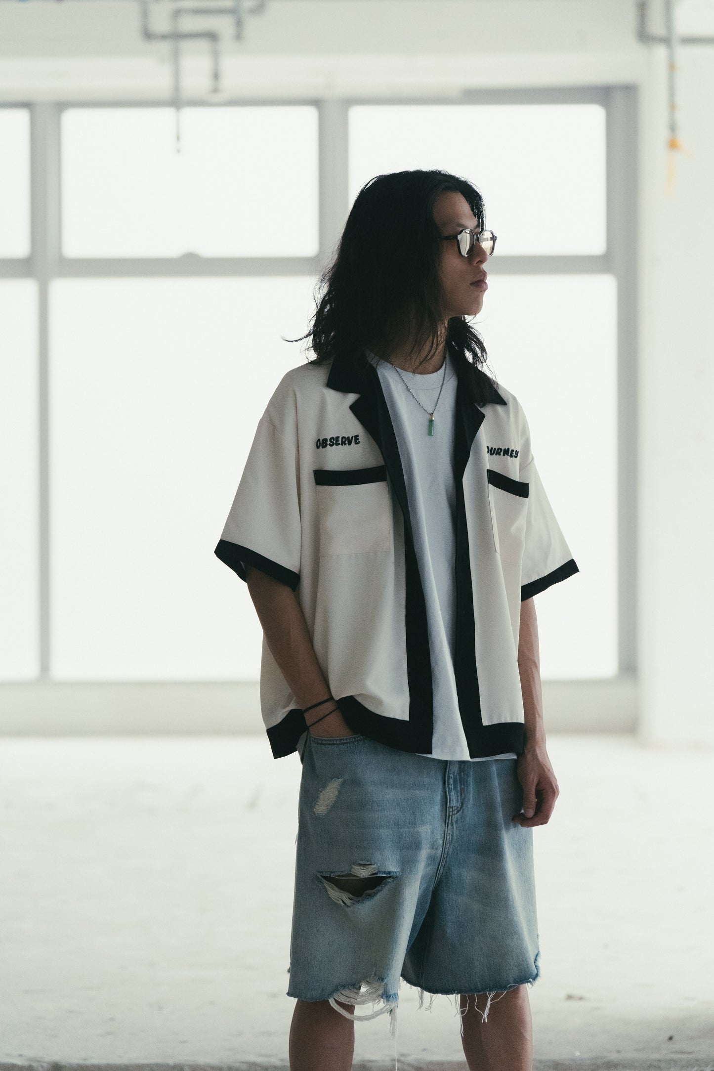 
                  
                    SNE Bowling Shirt Ivory【M24-16IY】
                  
                