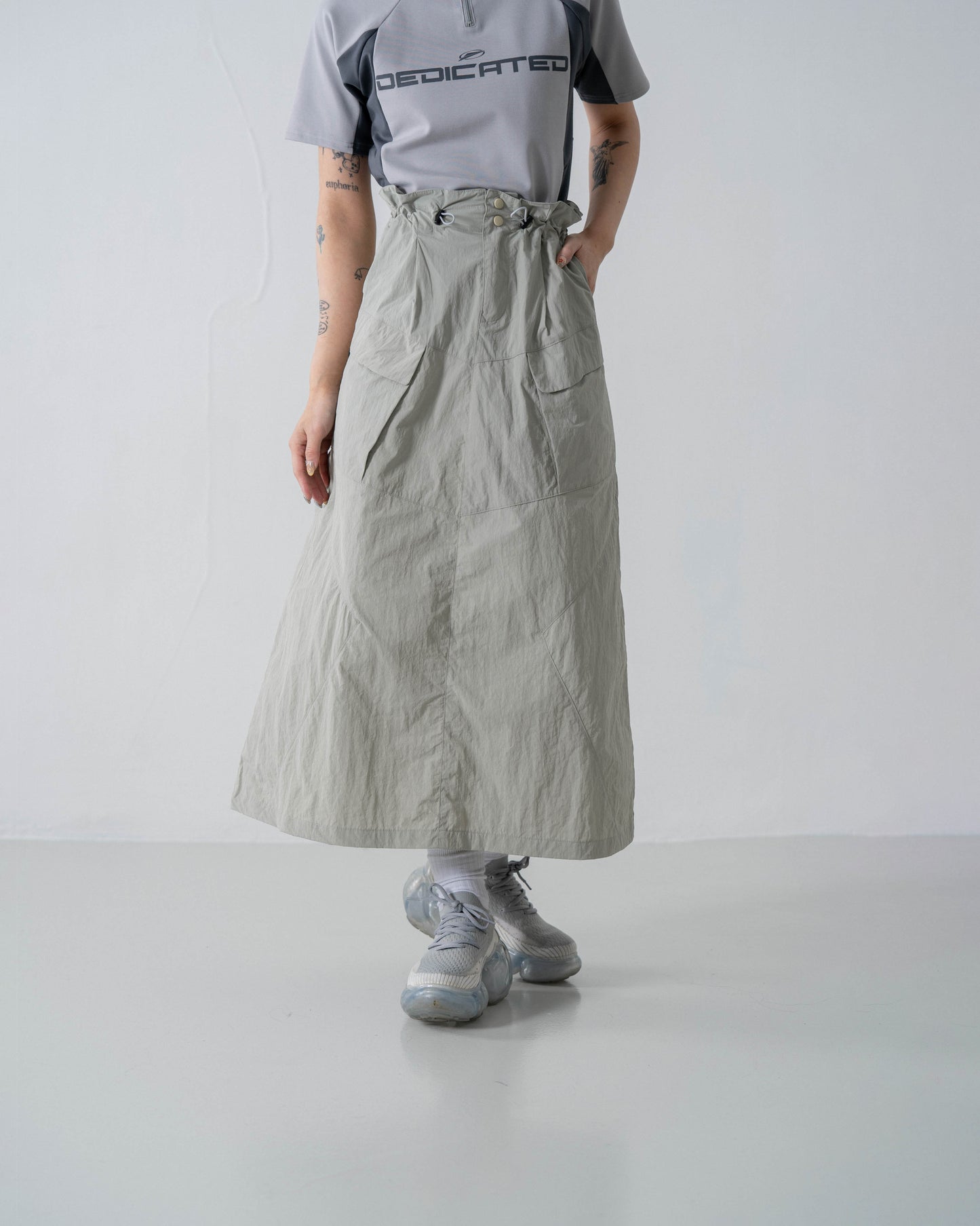 
                  
                    M65 Trapezoidal Pocket Skirt Khaki【L24-19KA】
                  
                