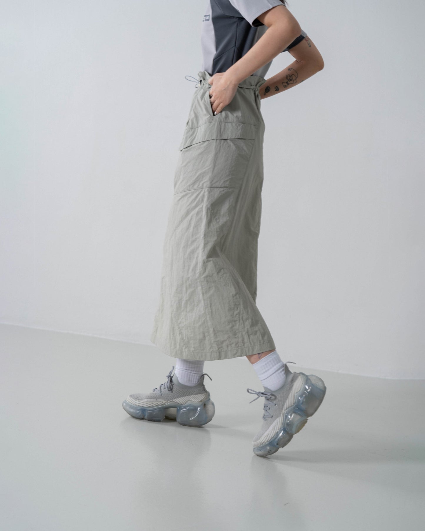 
                  
                    M65 Trapezoidal Pocket Skirt Khaki【L24-19KA】
                  
                