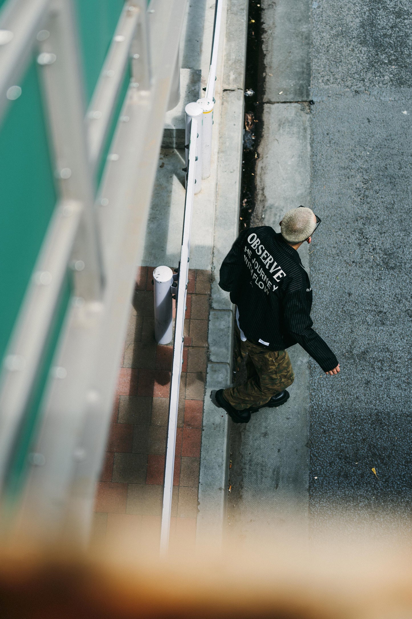
                  
                    Stripe Patch Worker Jacket Black【M24-40BK】
                  
                