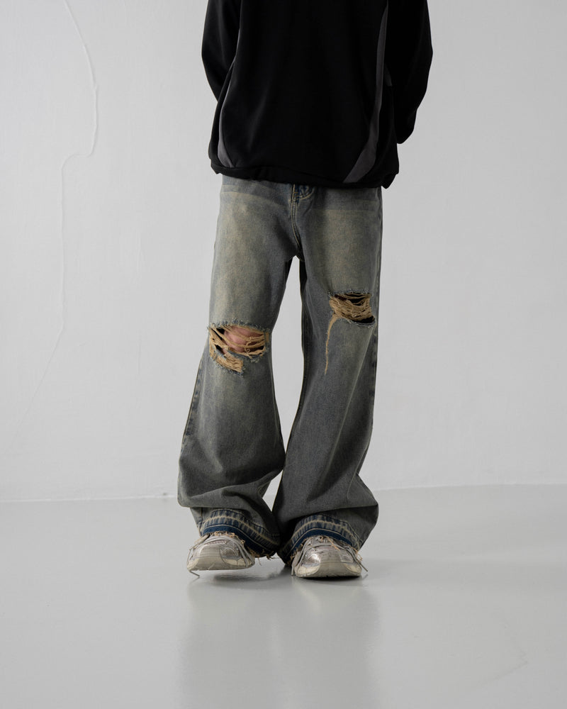 
                  
                    Low Rise Baggy Jeans Light Indigo【L23-45IN】
                  
                