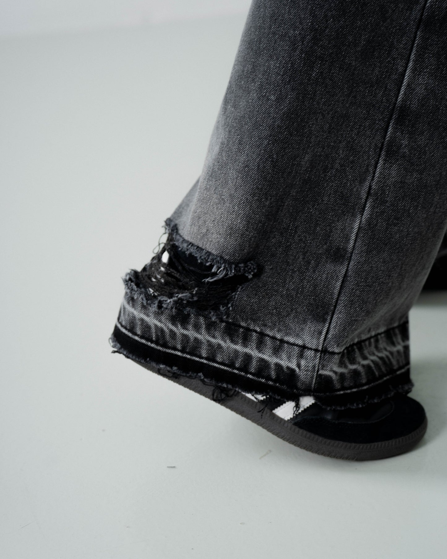
                  
                    Low Rise Baggy Jeans Dark Grey【L23-45DG】
                  
                