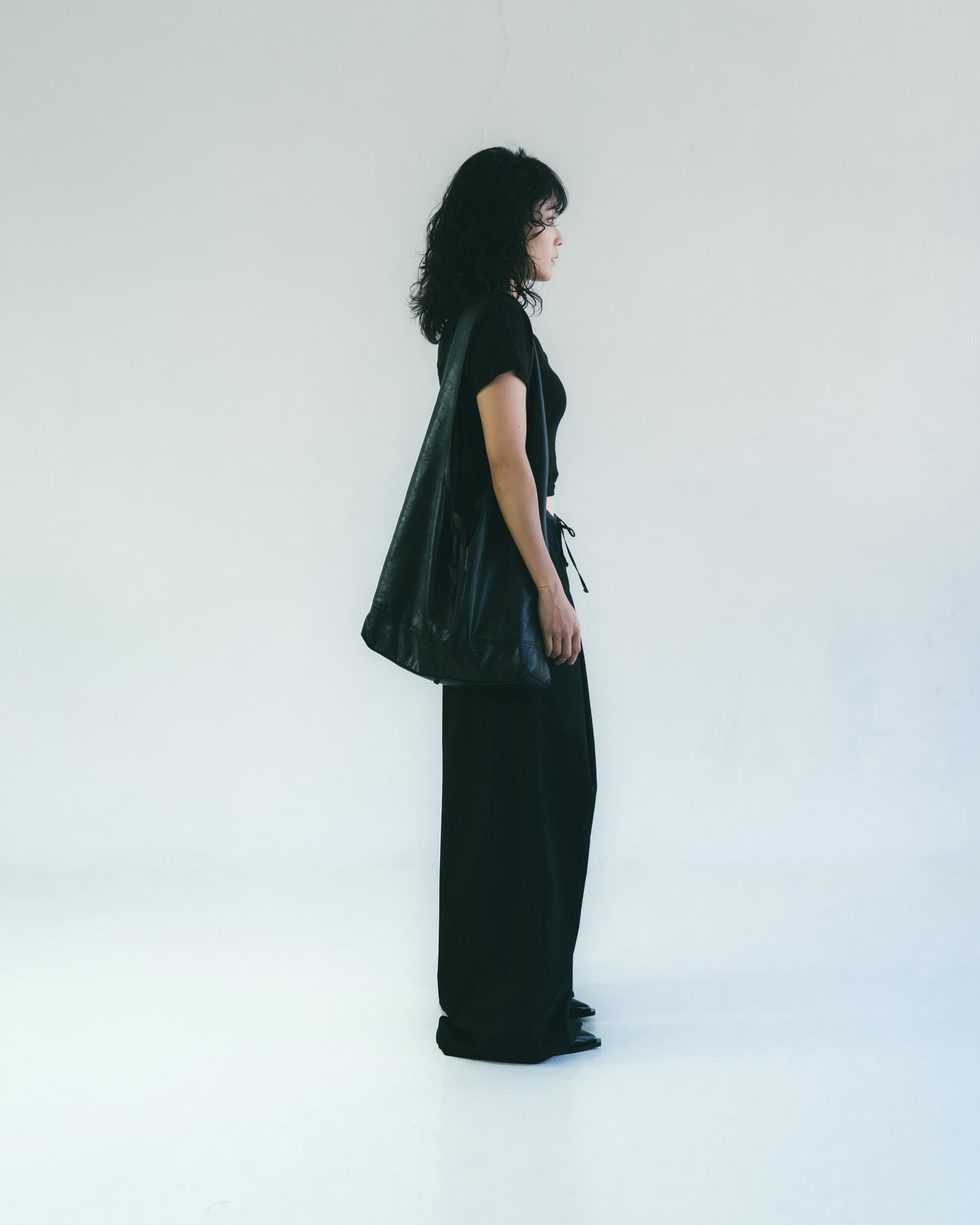 
                  
                    Double Layer Straight Trousers Black【L25-03BK】
                  
                
