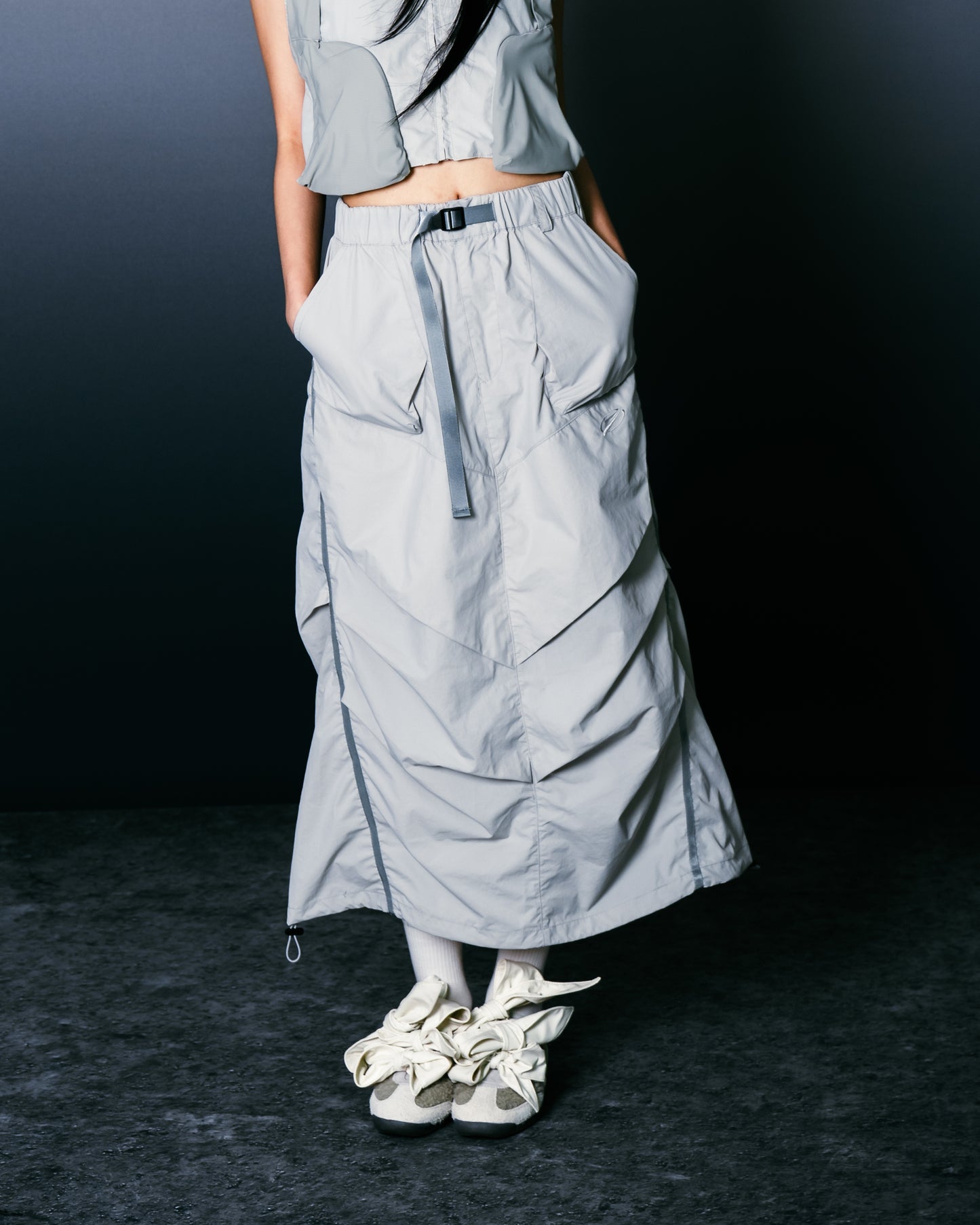
                  
                    Driftline Cirrus Layer Skirt Bright Grey【L25-33BG】
                  
                