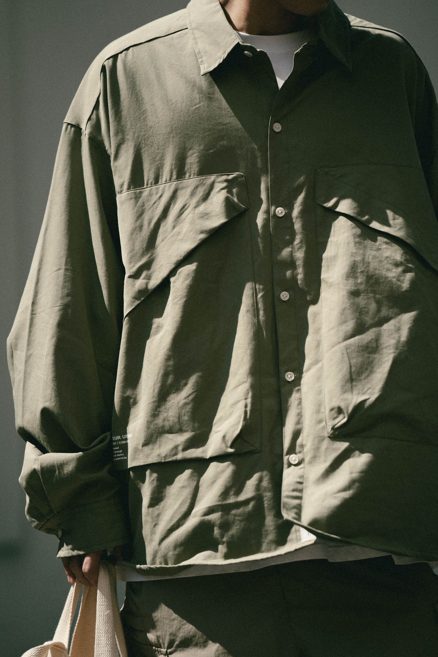 
                  
                    Tech Pocket LS Shirt Olive【M23-51OL】
                  
                