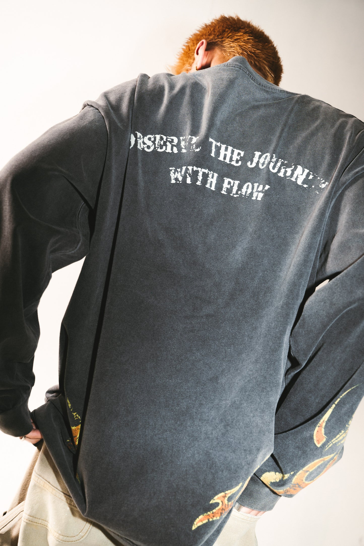 
                  
                    Faded Flame LS Coal Black【M24-T22CB】
                  
                