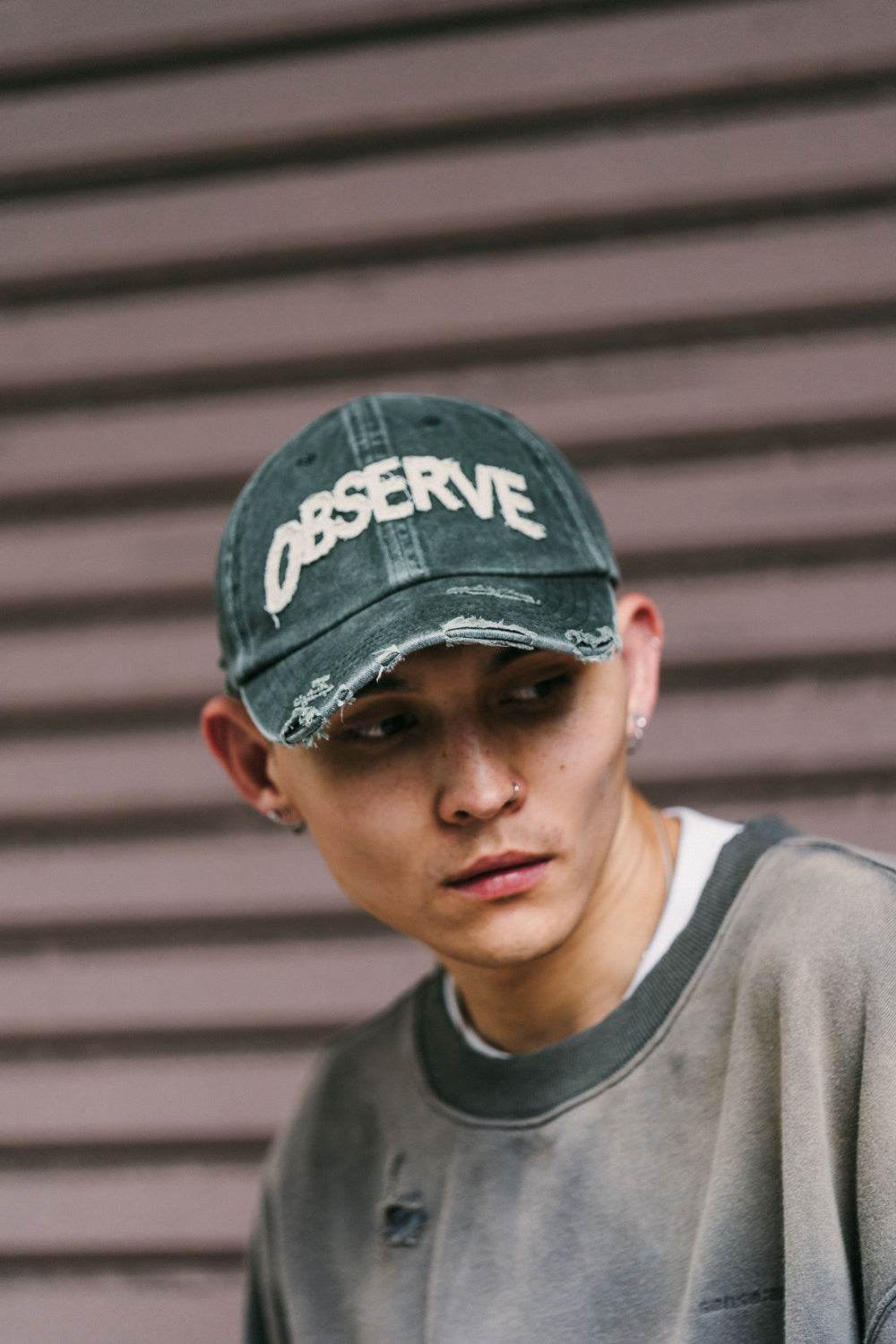 OBS Washed Quilted Cap Olive【M24-ACC05OL】