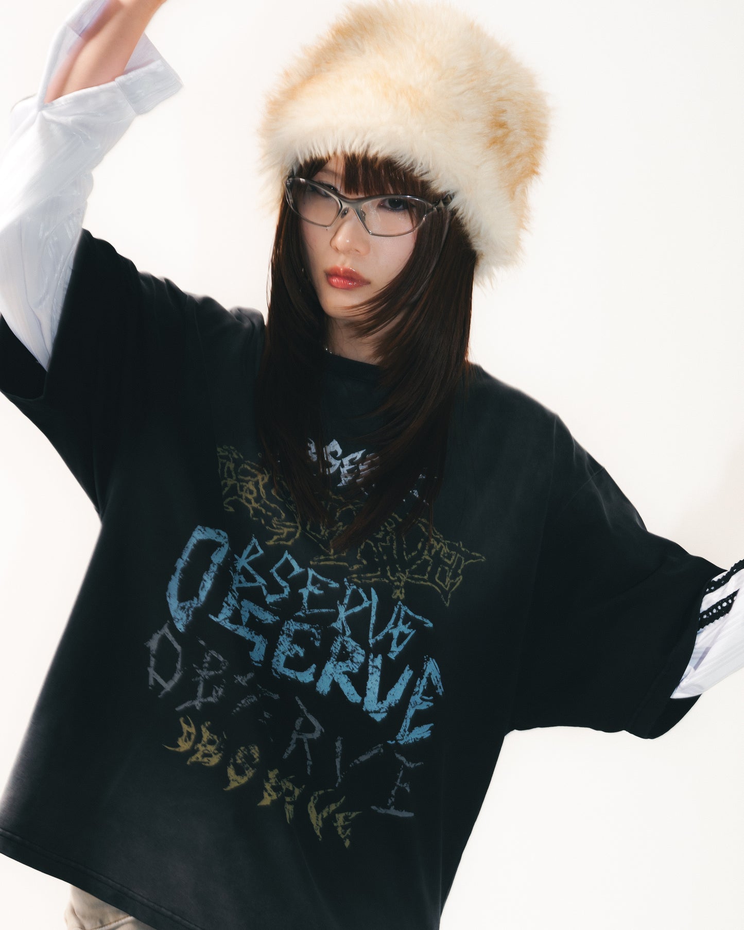 
                  
                    Brutal Tooth Print Tee Black【L24-T14BK】
                  
                