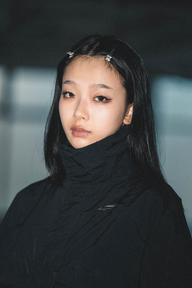 
                  
                    Sporty Turtleneck Elastic Jacket Black 【L23-41BK】
                  
                