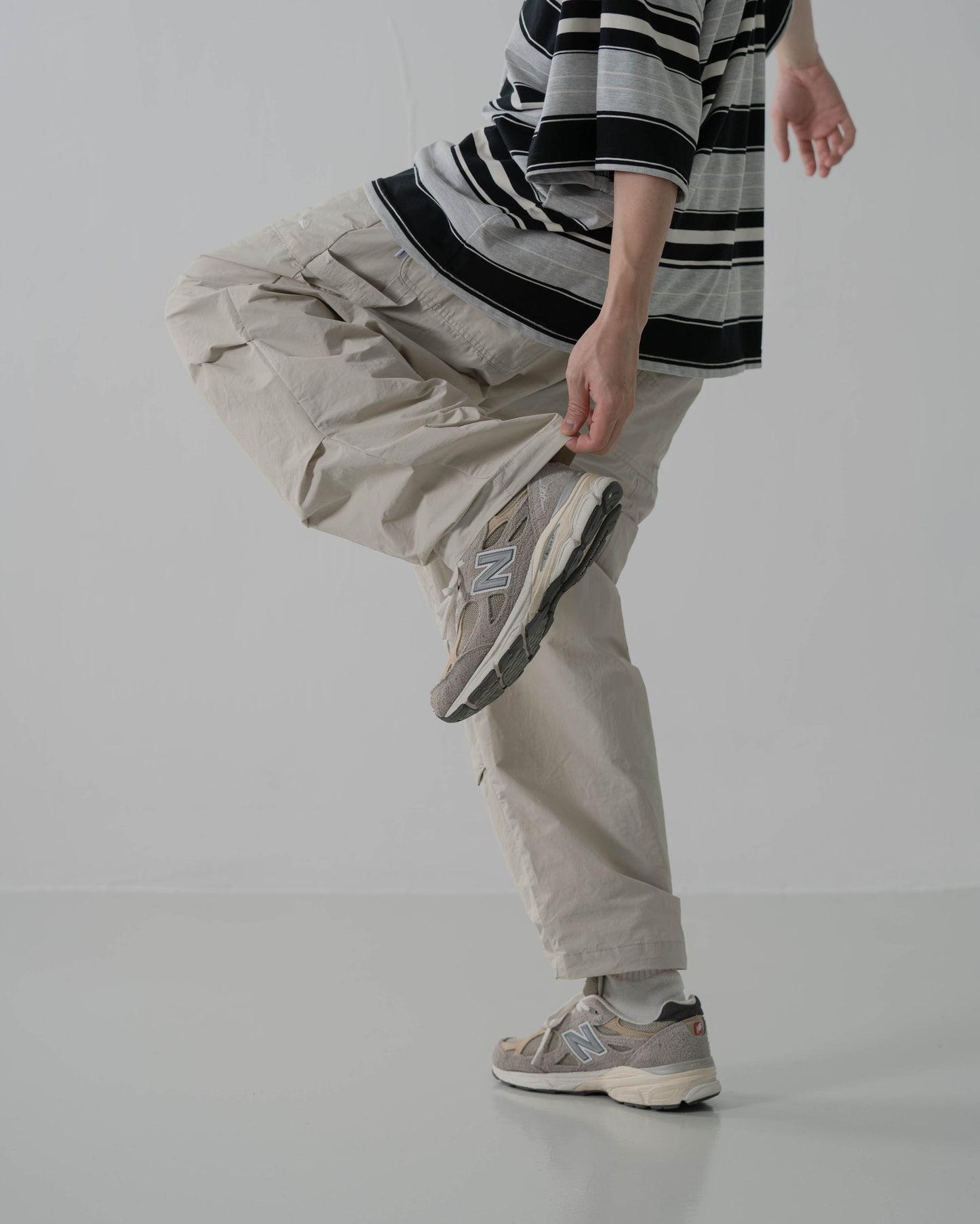 
                  
                    Wide Work Trousers Cream【M23-18CM】
                  
                
