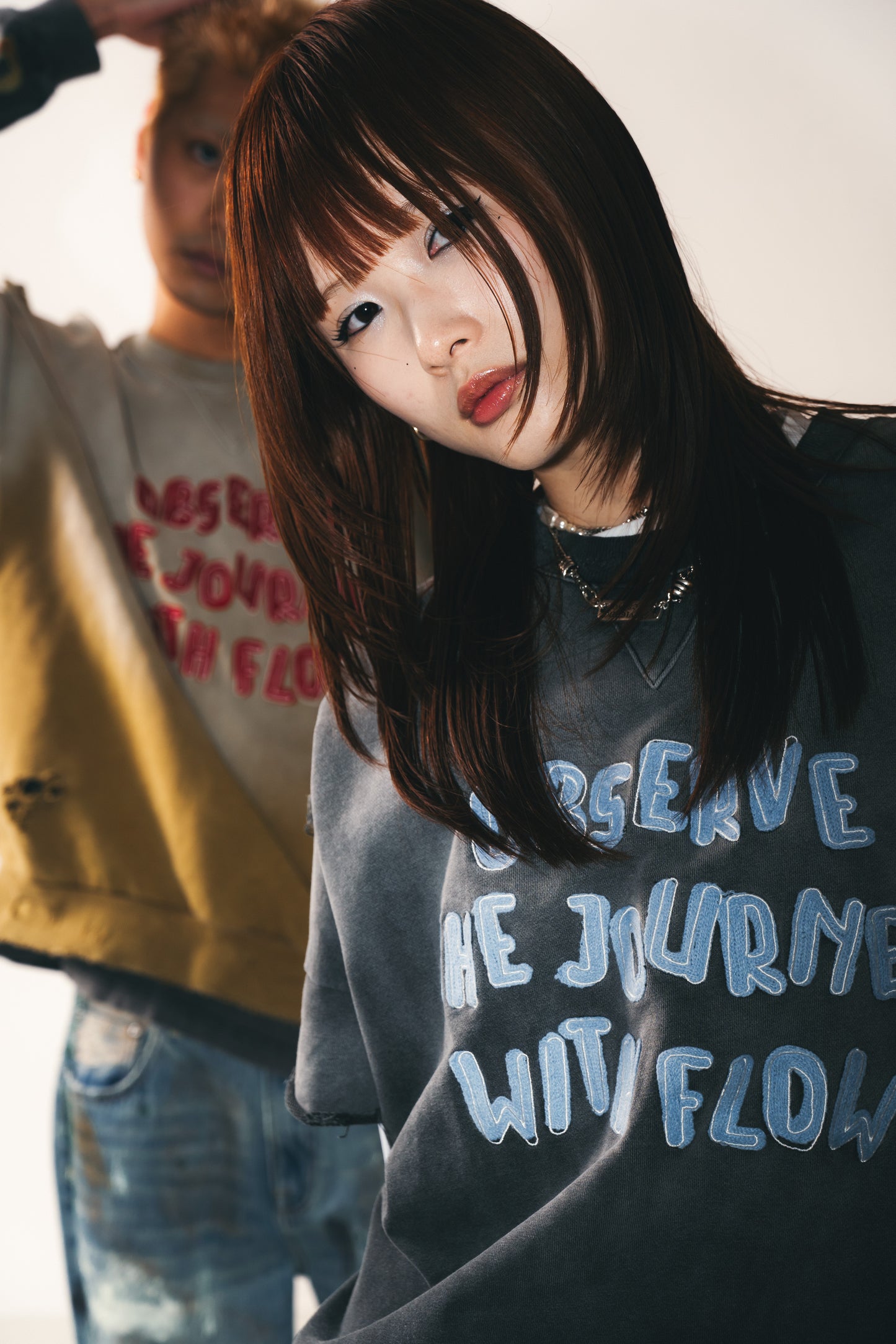 
                  
                    Cropped Cut Sweat Vest Charcoal【M24-41CH】
                  
                