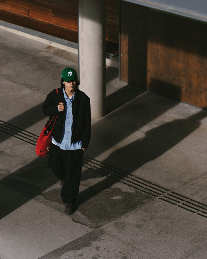 
                  
                    Wide Cut Checker Trousers Black【M25-09BK】
                  
                