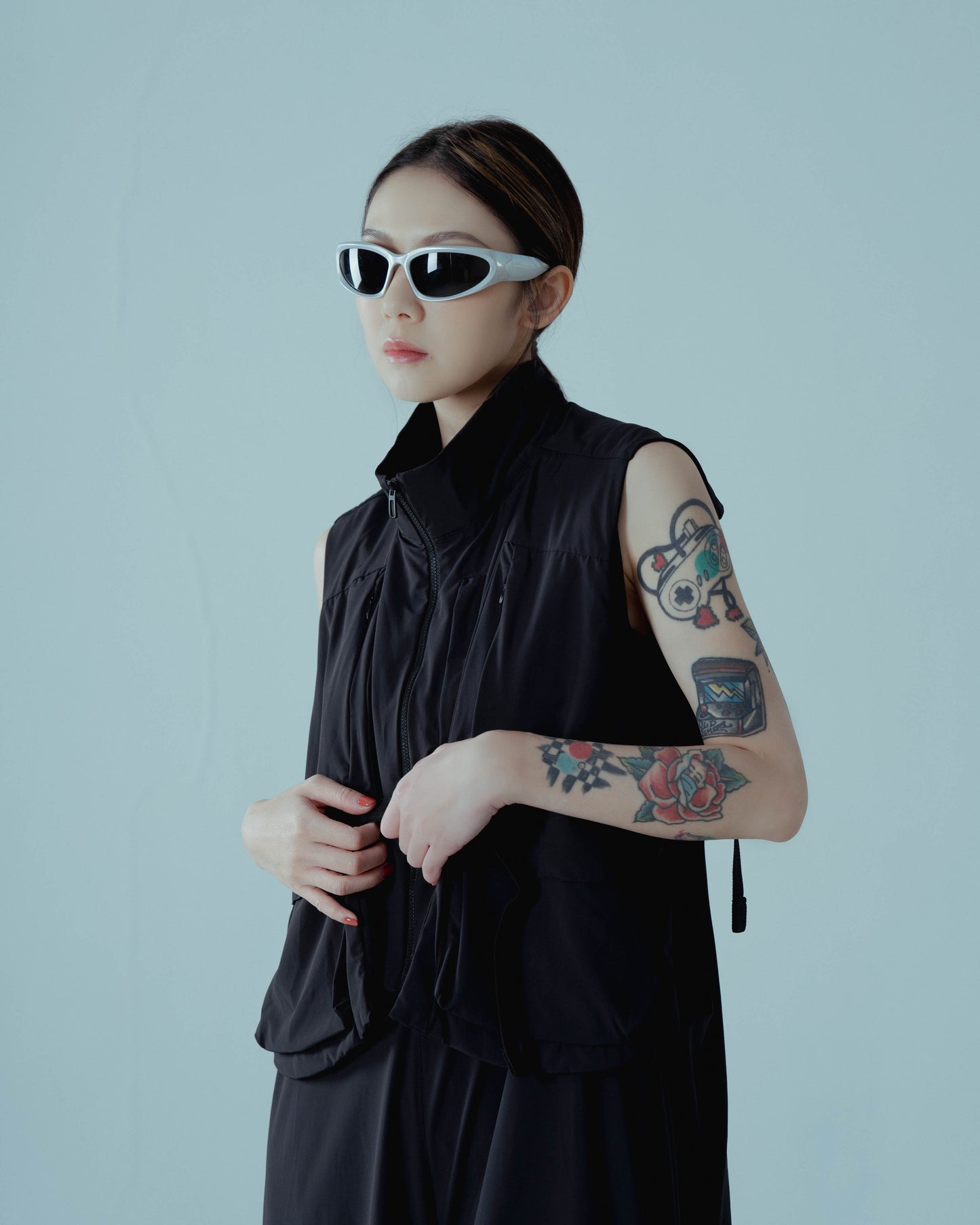 
                  
                    Flightsuit with Tactical Vest black【L23-16bk】
                  
                