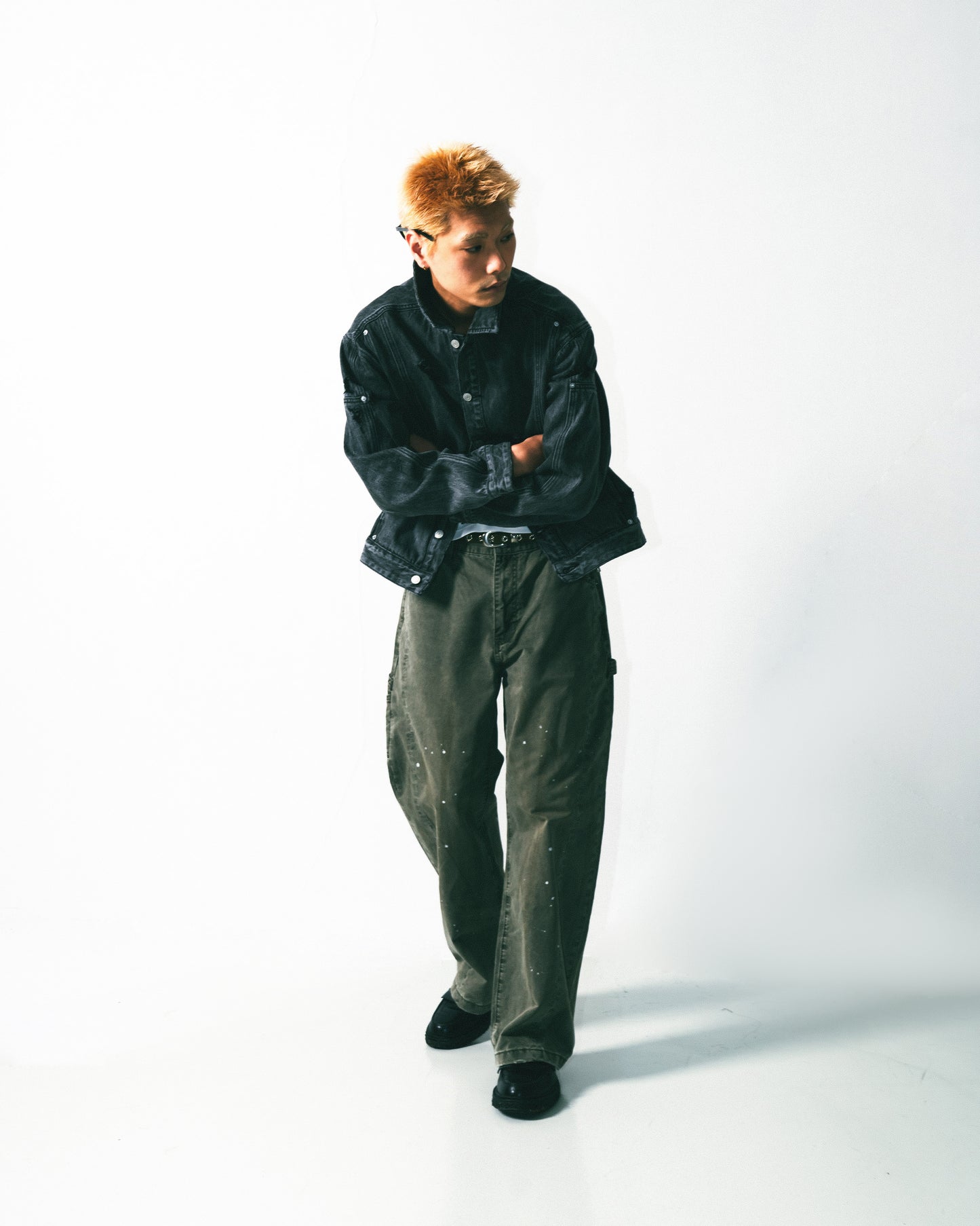 
                  
                    Faded Twisted Straight PT Drab Olive【M24-22DO】
                  
                